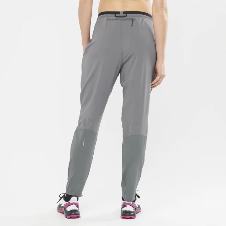 Grey Salomon Cross Run Women's Sport Pants | PH 02356F